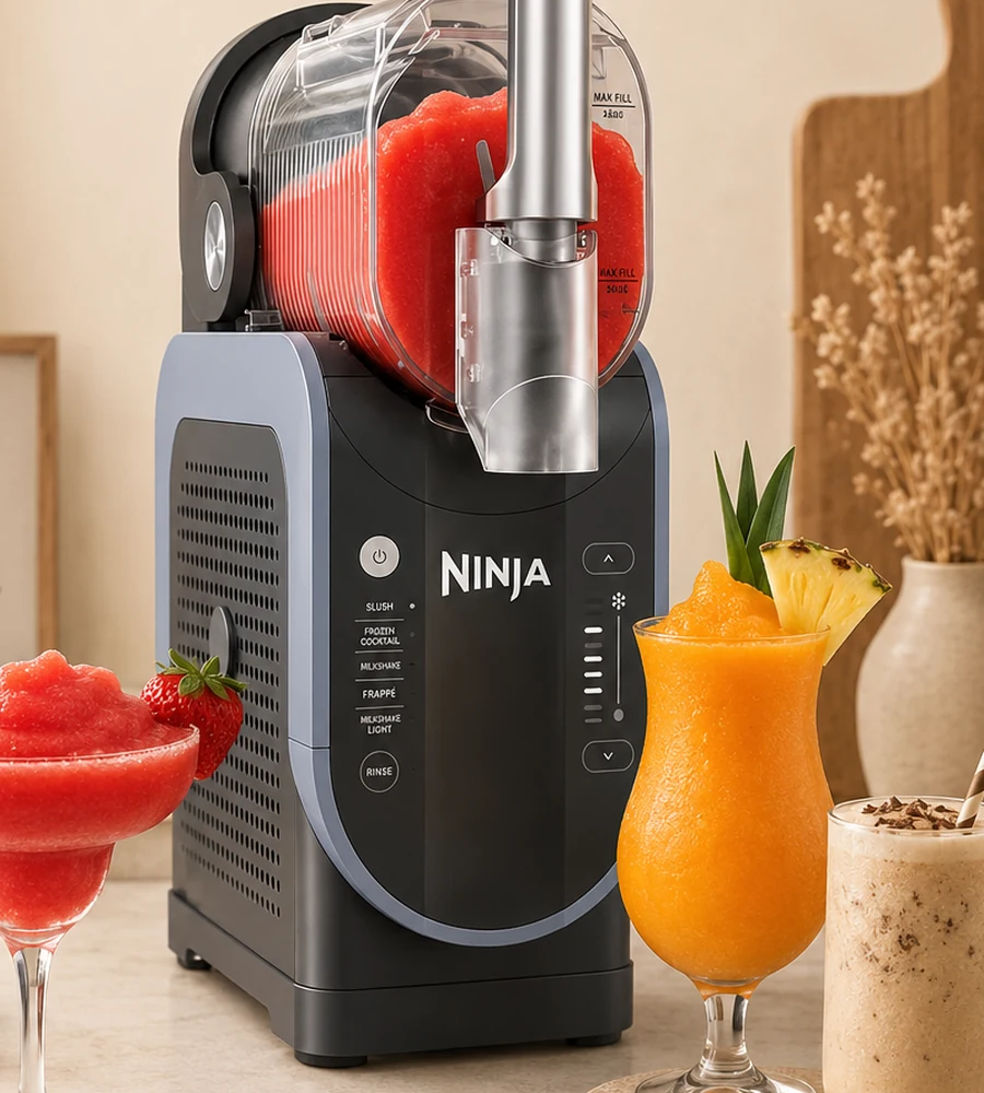 Illustrative Darstellung der Ninja SLUSHi FS301EU mit Frozen Drinks